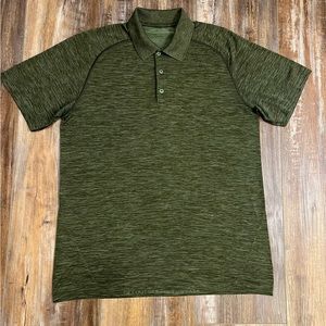 Men’s Lululemon Green Collared Shirt Large *Excellent Condition*
